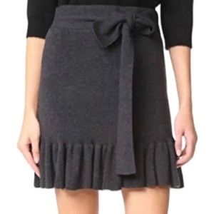 Club Monaco Merino Wool Belted Skirt